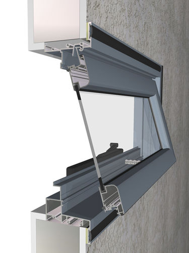 铝制窗户 - FACE FIX - Wintec Aluminium Windows & Doors Australia Pty Ltd - 倾斜 / 双层玻璃 / 声学