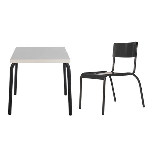 现代风格野餐桌 - MESA - Euroform K. Winkler GmbH - 电镀钢 / 金属板 / 金属桌脚