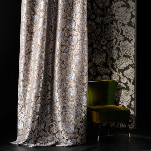 室内装饰面料 - ARAGO 1914 - Agena Srl - 用于窗帘 / 花朵图案 / Trevira CS®