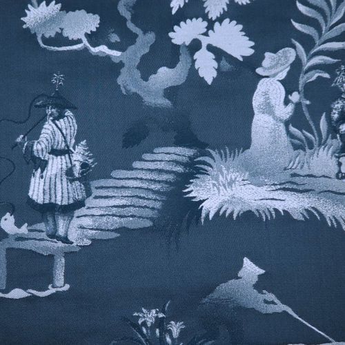窗帘面料 - LI RIVER - Agena Srl - 场景图案 / 棉质 / 可水洗