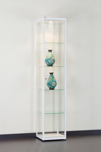现代风格玻璃柜 - JETSET 400 - SDB Vitrinebouw BV - 玻璃 / 木质 / 铝