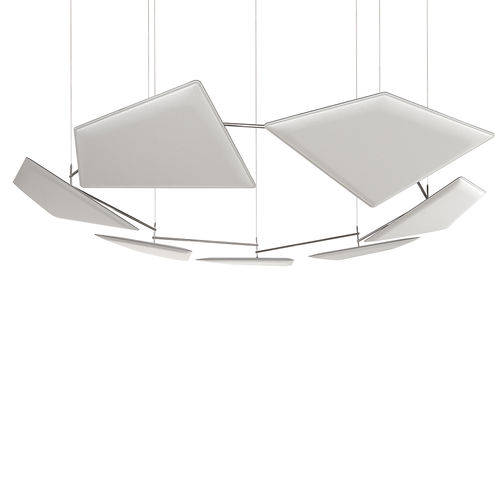 天花板隔音板 - FLAP CHAIN design Alberto e Francesco Meda - Caimi Brevetti SpA - 聚酯 / 有色 / 室内装潢