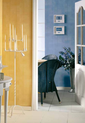 壁挂装饰面板 - DUMAPAN® - MARCO POLO YELLOW AND BLUE SEAMLESS - Dumaplast Extrusion - PVC / 层压材料 / 哑光