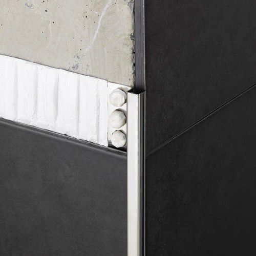 不锈钢型材收边条 - NOVOLISTEL® 3 STAINLESS STEEL - EMAC - 用于隔墙