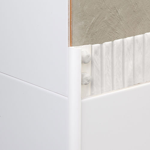 PVC型材收边条 - NOVOCANTO® PVC - EMAC - 用于瓷砖 / 外角 / 圆角型