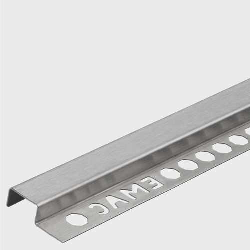 不锈钢型材收边条 - NOVOLISTEL® 4 STAINLESS STEEL - EMAC - 用于隔墙