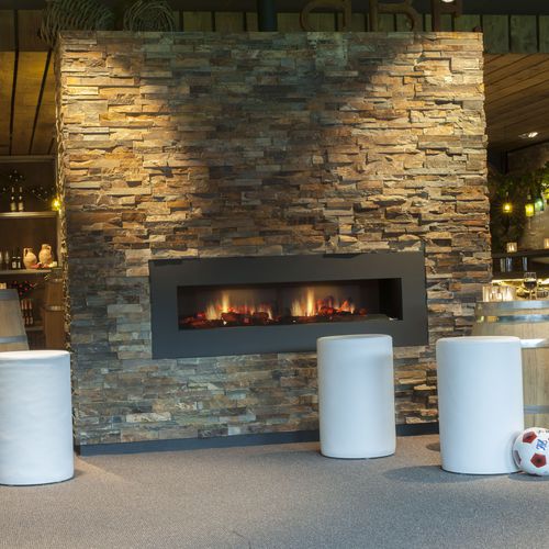 嵌入式电壁炉 - DIMPLEX OPTI-V-DOUBLE - Kamin-Design GmbH & Co KG Ingolstadt - 现代风格 / 火焰效果