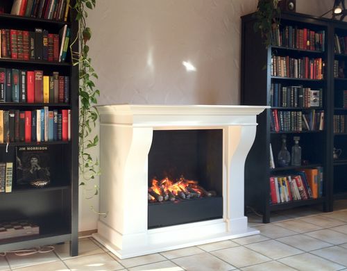 电壁炉 - CARRARA - EL - Kamin-Design GmbH & Co KG Ingolstadt - 嵌入式 / 单面 / 炉膛开放式