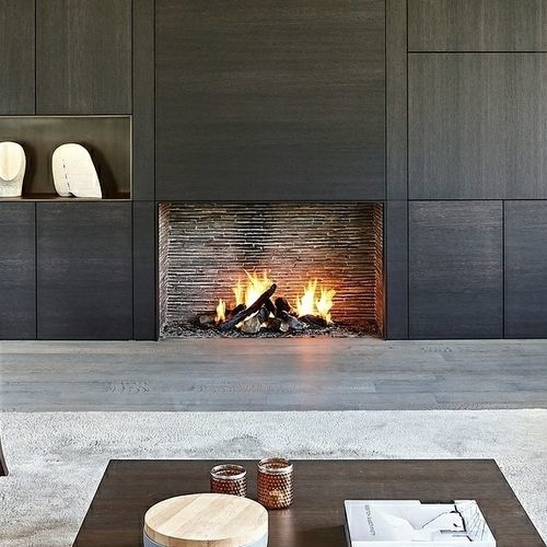 燃气壁炉 - URBAN - Metalfire Architectural fireplaces - 嵌入式 / 单面 / 炉膛开放式