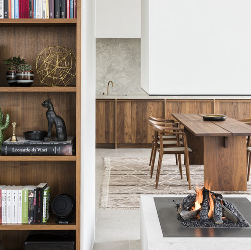 燃气壁炉 - URBAN MF G 4S BESPOKE - Metalfire Architectural fireplaces - 落地式 / 落地 / 中央