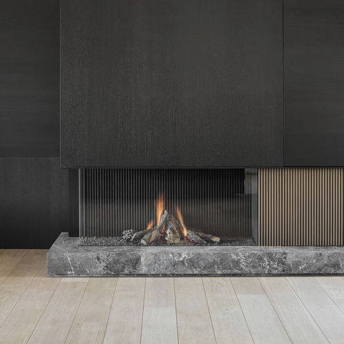 燃气壁炉 - AVENUE GAS HIGH EFFICIENCY - Metalfire Architectural fireplaces - 嵌入式 / 转角式 / 炉膛封闭式