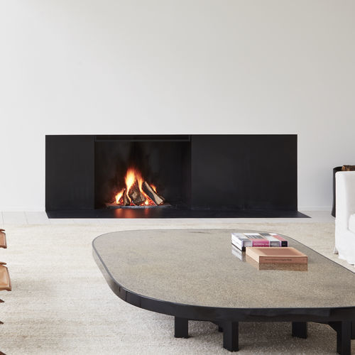 嵌入式壁炉 - UNIVERSAL - Metalfire Architectural fireplaces - 单面 / 炉膛开放式 / 现代风格