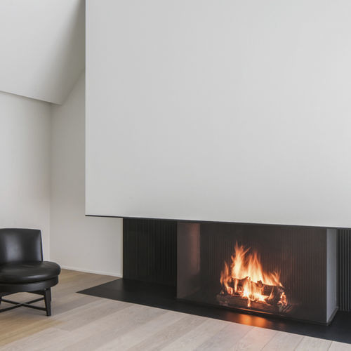燃木壁炉 - UNIVERSAL 3-SIDED - Metalfire Architectural fireplaces - 嵌入式 / 3面 / 炉膛开放式