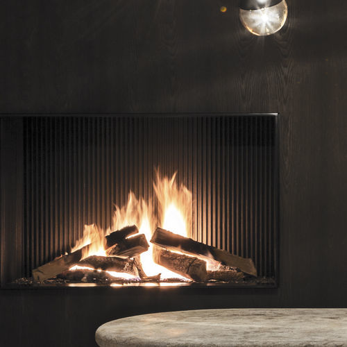 燃气壁炉 - URBAN GAS 16 - Metalfire Architectural fireplaces - 嵌入式 / 单面 / 炉膛开放式