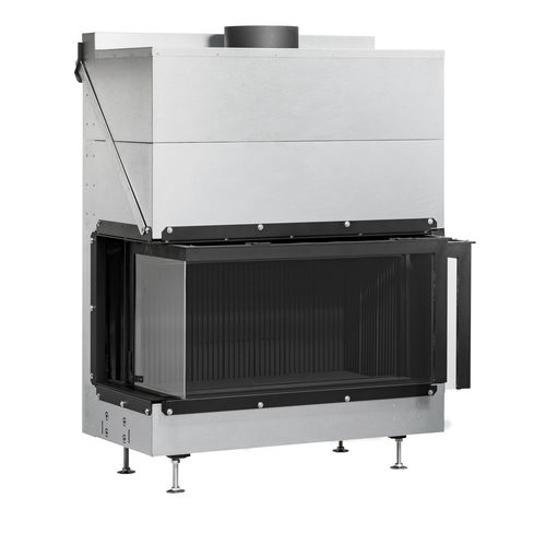 燃木壁炉 - ULTIME D MF 1050-50 WHE 2S V20 - Metalfire Architectural fireplaces - 集成式 / 转角式 / 2 面式