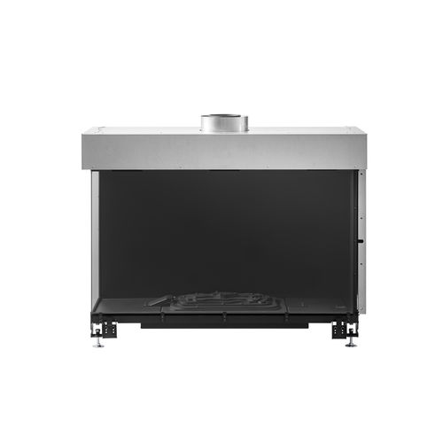封闭式天然气壁炉 - AVENUE MF 1050-60 GHE 1S - Metalfire Architectural fireplaces - 单面 / 钢 / 铸铁