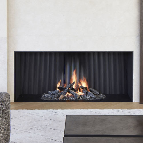 天然气壁炉 - URBAN MF 1050-75 G 1S - Metalfire Architectural fireplaces - 丙烷 / 集成式 / 落地