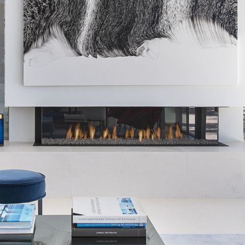 3面内嵌式壁炉 - AVENUE MF  - Metalfire Architectural fireplaces - 燃气 / 钢 / 铸铁