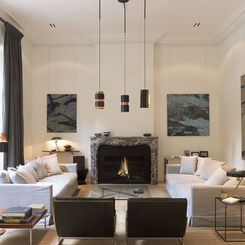 天然气壁炉 - AVENUE MF 1050-75 GHE 1S - Metalfire Architectural fireplaces - 丙烷 / 落地式 / 落地