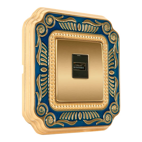 USB插座 - FIRENZE  - FEDE Switch & Light - 壁挂 / 嵌入式 / 金属