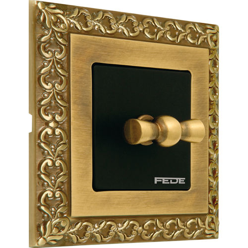 旋转开关 - INTFD01221  - FEDE Switch & Light - 暗装 / 黄铜 / 传统风格