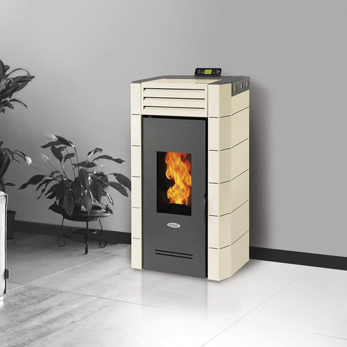 颗粒采暖火炉 - H19A - FAIR srl - 10 kW...20 kW / 现代风格 / 钢