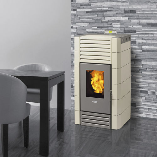 颗粒采暖火炉 - H25  - FAIR srl - 20 kW...50 kW / 现代风格 / 钢