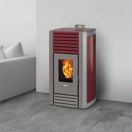 颗粒采暖火炉 - HC25  - FAIR srl - 20 kW...50 kW / 现代风格 / 钢