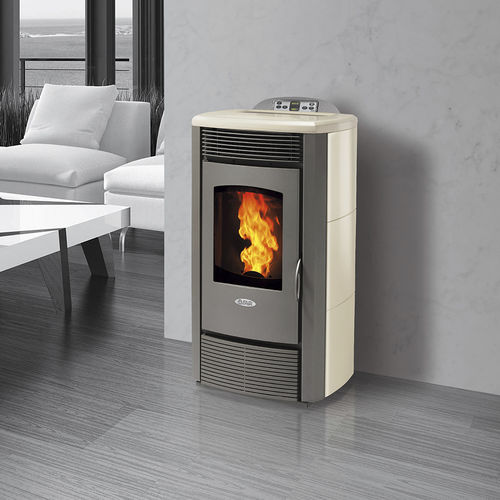 颗粒采暖炉 - MC10T - FAIR srl - 5 kW...10 kW / 现代风格 / 钢