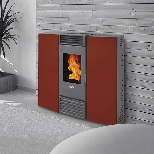 颗粒采暖炉 - XSC10 - FAIR srl - 5 kW...10 kW / 现代风格 / 钢