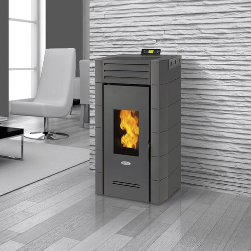 颗粒采暖火炉 - H19 - FAIR srl - 10 kW...20 kW / 现代风格 / 钢