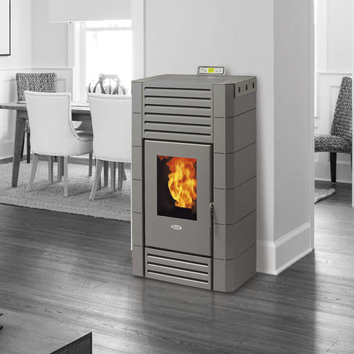 颗粒采暖火炉 - H25A - FAIR srl - 20 kW...50 kW / 现代风格 / 钢