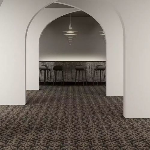 簇绒满铺地毯 - MEDALLION  - EGE CARPETS - 聚酰胺 / 缎纹 / 灰色