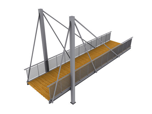 钢桥 - CABLE STAYED - Janson Bridging - 支索式 / 预制