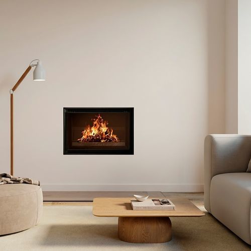 嵌入式木壁炉 - HEATCUBE 49x75 - Rüegg Cheminée Schweiz AG - 金属 / 现代风格