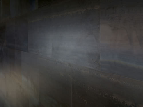金属墙面材料 - METALLIA : DARK STEEL - LISTOTECH S.r.l. - 哑光 / 仿金属 / 家用