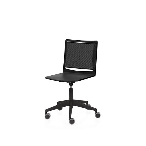 现代风格访客椅 - SPLASH - DILEOFFICE - 室内 / 布料 / 金属