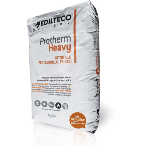 防护涂料 - PROTHERM HEAVY - EDILTECO Group - 墙面 / 石膏 / 用于消防