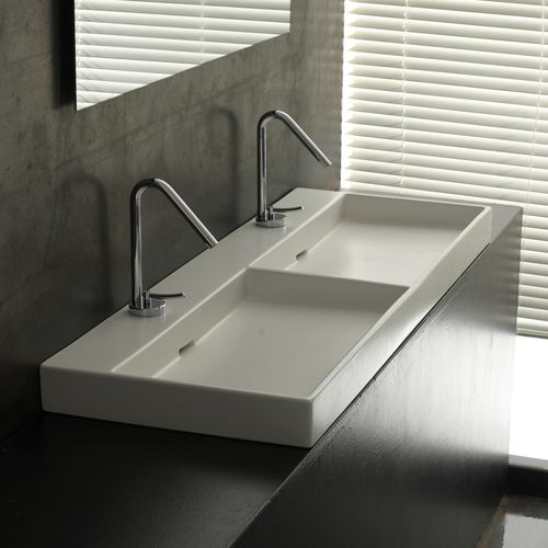 台上盆 - URBAN 120 - Ws Bath Collections - 陶瓷 / 双 / 长方形