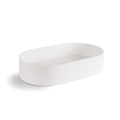 台上盆 - MOMON - Ws Bath Collections - 坚硬表面 / 椭圆 / 现代风格
