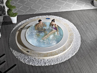 嵌入式水疗浴缸 - VIENNE - PISCINES MAGILINE - 环形 / 6人座 / 家用