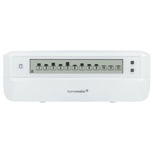 明装暖气调节器 - HMIP-FALMOT-C12 - Homematic IP by eQ-3 - DIN导轨 / 壁挂 / 用于地暖