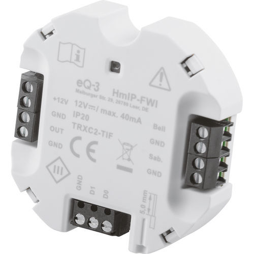 照明控制模块 - HmIP-FWI - Homematic IP by eQ-3 - 用于智能家居安装 / 门用 / 嵌入式