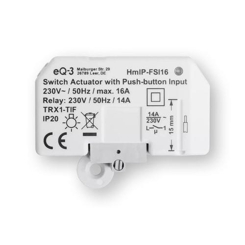 智能家居设备开关驱动器 - HmIP-FSI16 - Homematic IP by eQ-3 - 嵌入式 / 家用 / 室内