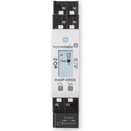 智能家居设备开关驱动器 - HmIP-DRSI1 - Homematic IP by eQ-3 - DIN导轨 / 家用 / 室内