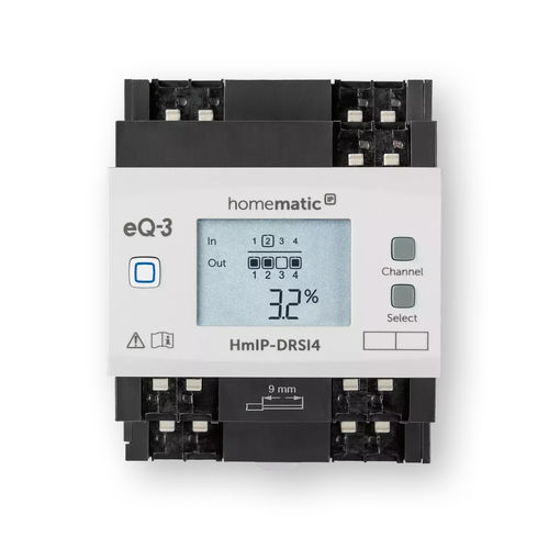 智能家居设备开关驱动器 - HmIP-DRSI4 - Homematic IP by eQ-3 - DIN导轨 / 家用 / 室内