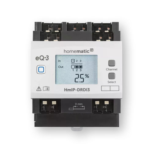 智能家居设备开关驱动器 - HmIP-DRDI3 - Homematic IP by eQ-3 - DIN导轨 / 家用 / 商用