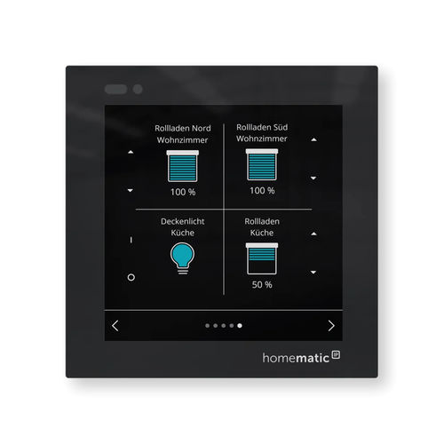 智能家居安装触摸屏 - HMIP-WGD - Homematic IP by eQ-3 - 用于智能建筑系统 / 嵌入式 / 室内