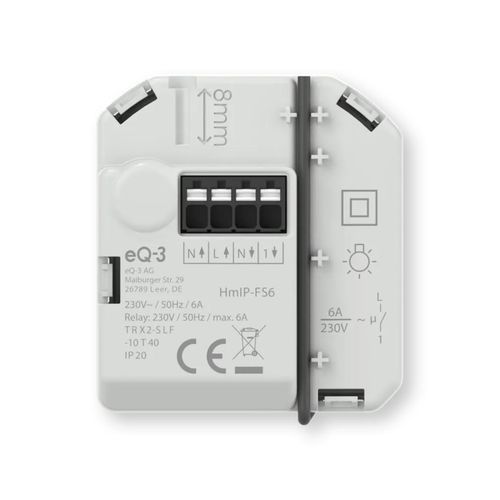 智能家居设备开关驱动器 - HMIP-FS6 - Homematic IP by eQ-3 - 埋入式 / 家用 / 室内