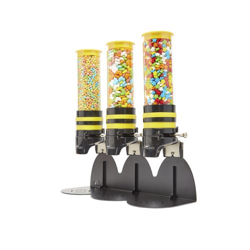 冰激凌浇头分配器 / 台面式 - DCT3-1L (YELLOW) - IDM Ltd. - 岛台式 / 用于蛋糕房 / 酒吧